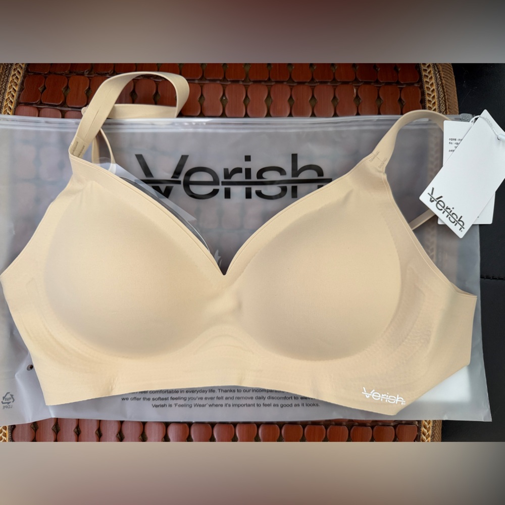 Verish New 100% Authentic COOL FIT BRA VOLUME FIT M Size in Beige